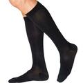 Sigvaris Cotton 232CMLM99-S 20-30 mmHg Mens With Grip Top Socks- Black - Medium- Long 232CMLM99/S
